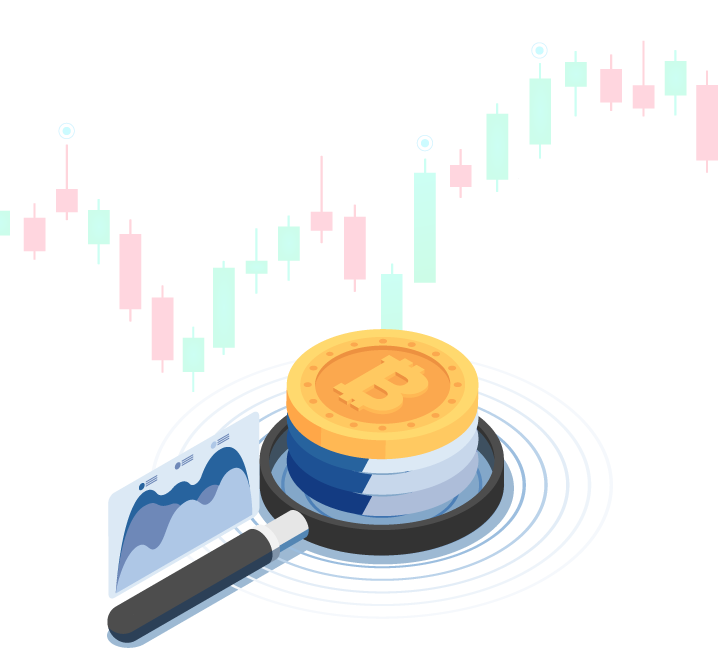 로딩페이지 동전 배경일러스트